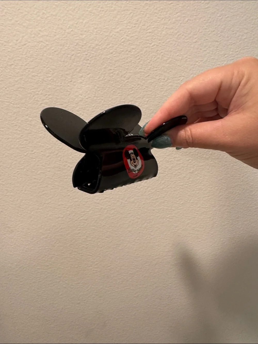 Disney Mickey Mouse Black Kids/womens Hair Clip